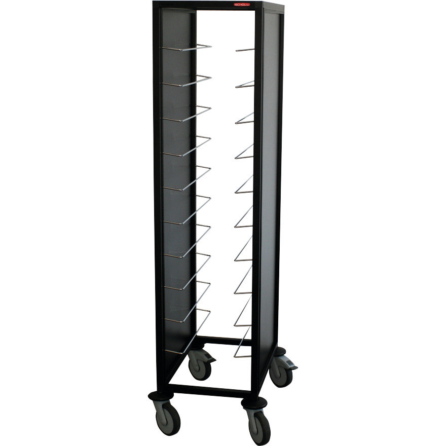 Tablettwagen 10 x GN 1/1 RTW106 schwarz